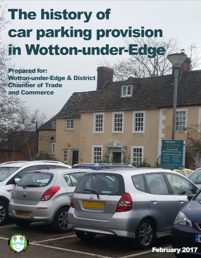 Chipping Car Park - Text showing February 2017