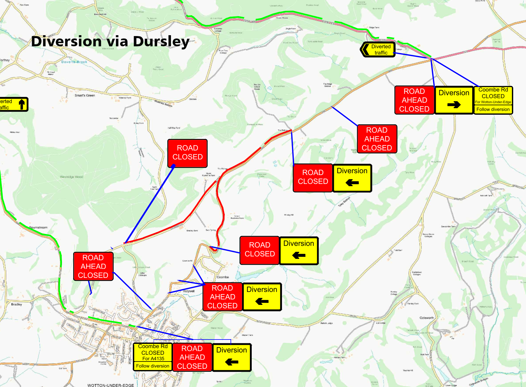 Rushmire Hill - Diversion