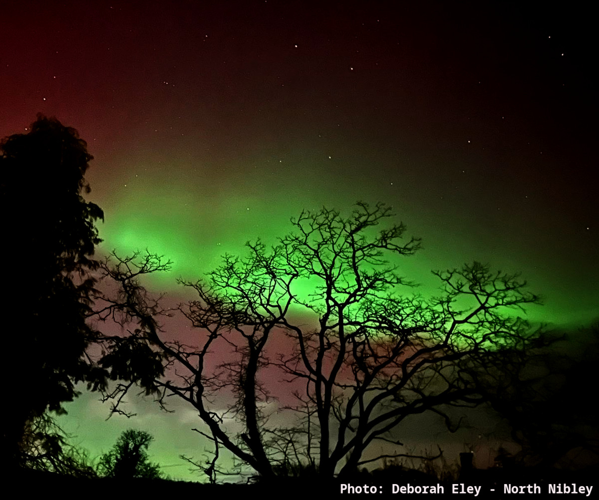 Spectacular aurora over North Nibley