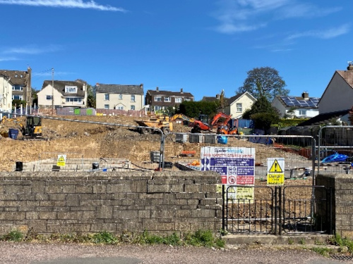 The building site on Bradley/Gloucester Street
