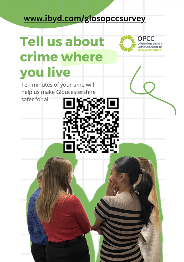 Poster for the OPCC Perception of Crime Survey