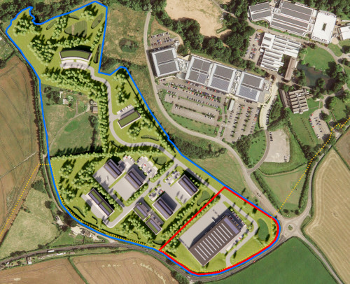 Site Master Plan - Renishaw planning application